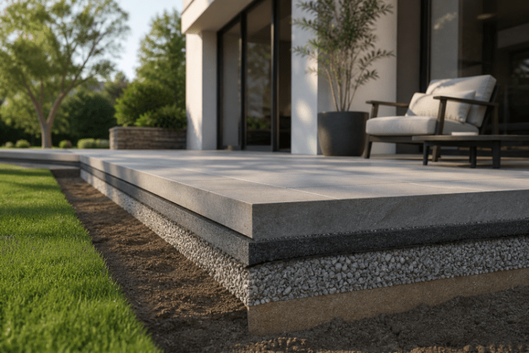 Der perfekte Unterbau: Wie die richtige Basis Ihre Terrasse dauerhaft schützt